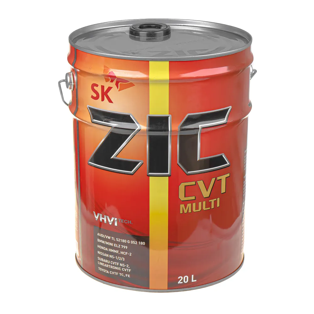 Масло трансмиссионное ZIC CVT Multi синтетическое 20 л 192631