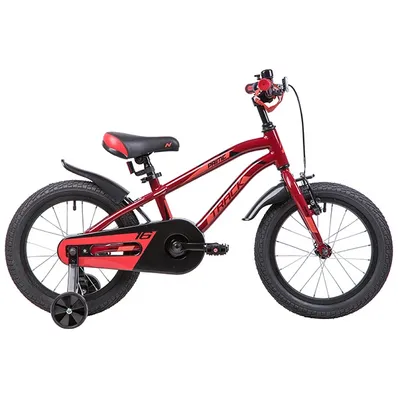 Велосипед 16 хардтейл Novatrack Prime AB (2019) количество скоростей 1 рама алюминий 10,5 коричневый