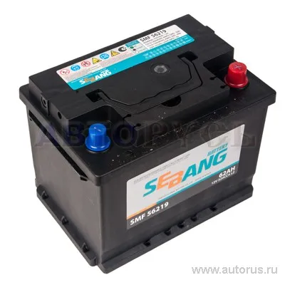Аккумулятор SEBANG SMF 62 А/ч обратная R+ 245x175x190 EN490 А