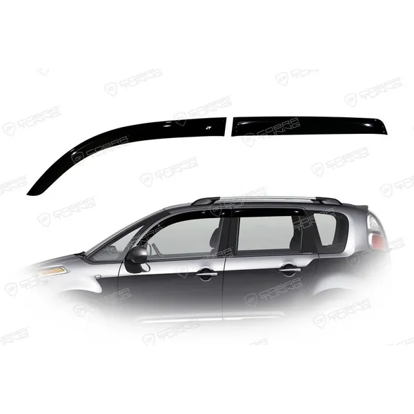 Дефлектора на окна Citroen C3 Picasso 2009-2013, 2013EuroStandard деф.окон Cobra Tuning CE40209