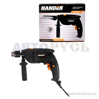 Дрель ударная 800Вт 93722999 HANDER HPD-801