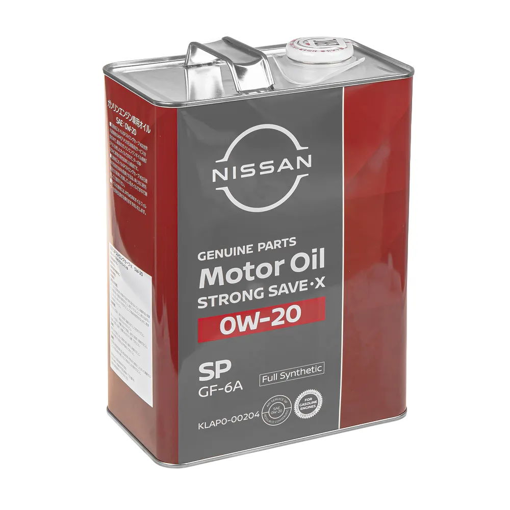 Масло моторное NISSAN STRONG SAVE X 0W-20 синтетическое 4 л KLAP000204