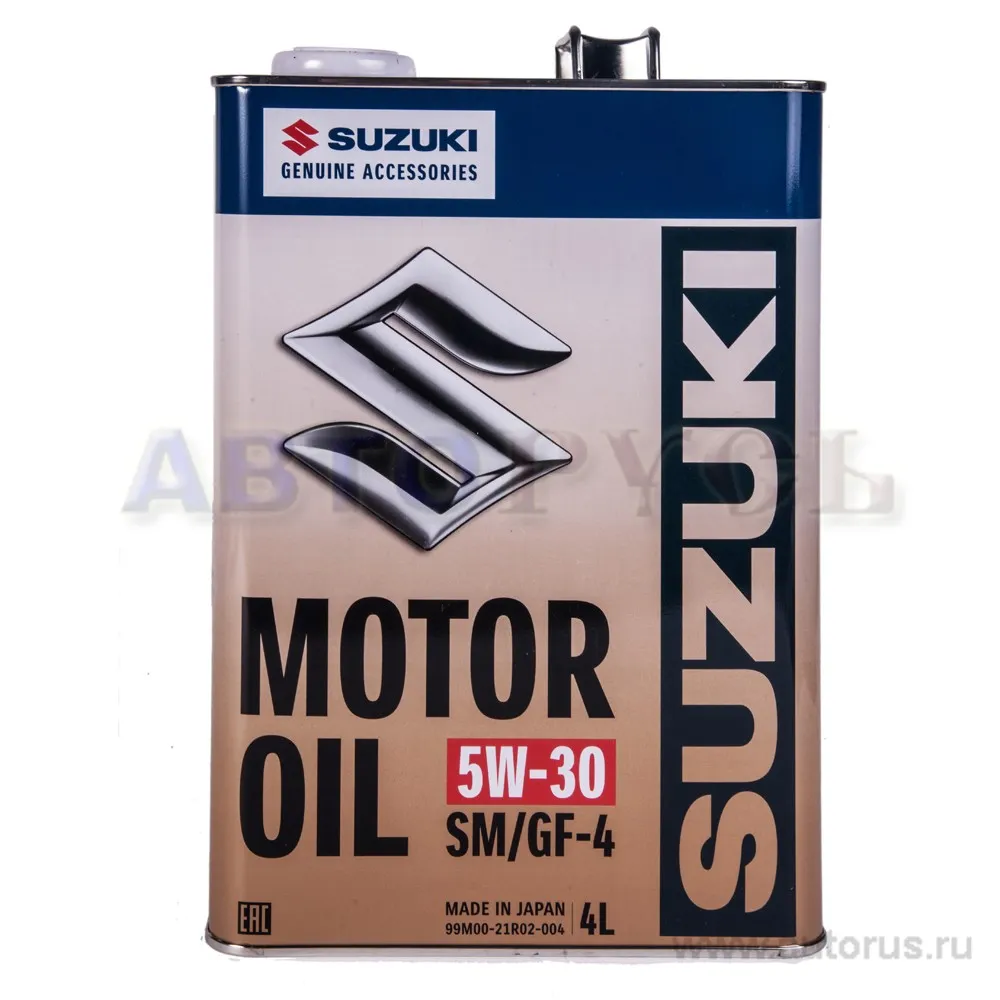 Масло моторное SUZUKI Motor Oil 5W-30 4 л 99M00-21R02-004