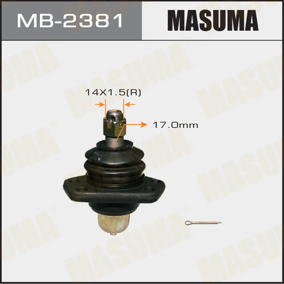 Опора шаровая TOYOTA LITEACE/TOWNACE перед.верх. MASUMA MB2381