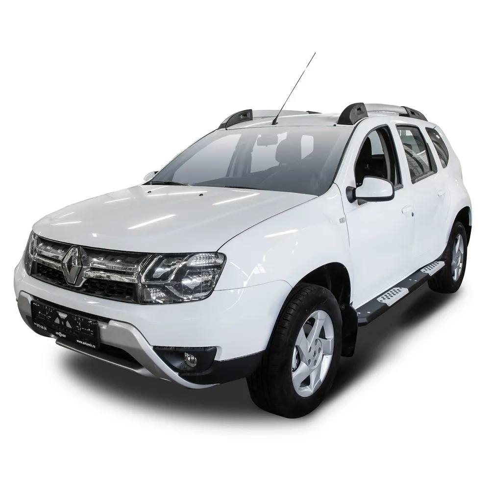 Алюминиевые пороги + комплект крепежа, RIVAL, Renault Duster 2011-2015- / Nissan Terrano 2014- Nissan, Renault Terrano, Duster Terrano III R.4703.013