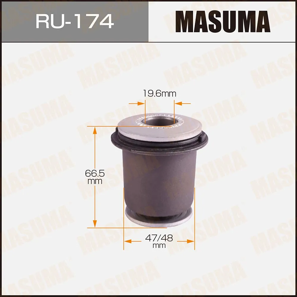 Сайлентблок переднего нижнего рычага передний MASUMA RU-174
