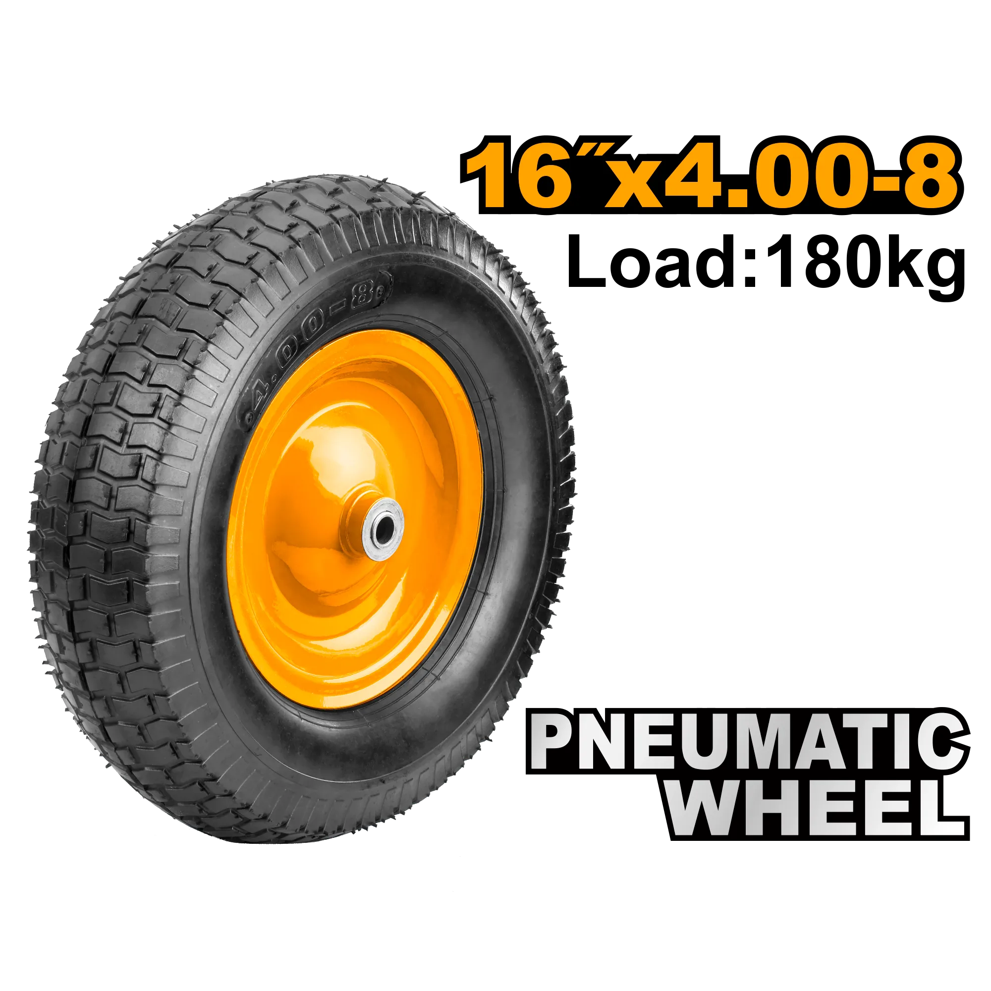 Колесо для тачки пневматическое INDUSTRIAL INGCO HHWB66018-W