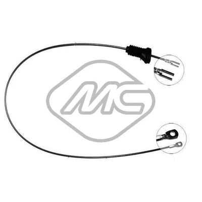 Трос ручника 740-760-940-960 ALL DX-RH Metalcaucho 83568