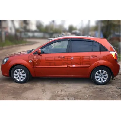 Дефлектора на окна Kia Rio II Hb 5d 2005-2011 деф.окон Cobra Tuning K10905