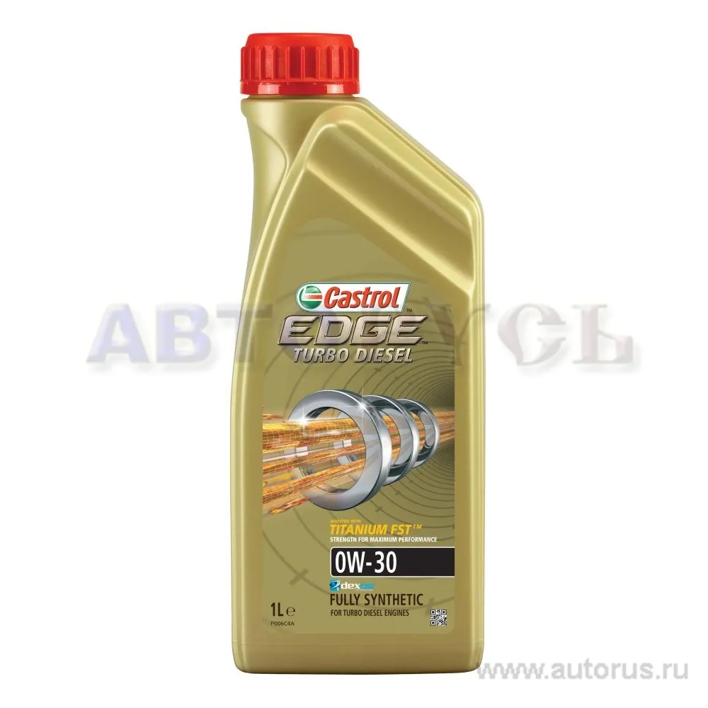 Масло моторное CASTROL EDGE Turbo Diesel SM/CF 0W-30 синтетическое 1 л 14B87F
