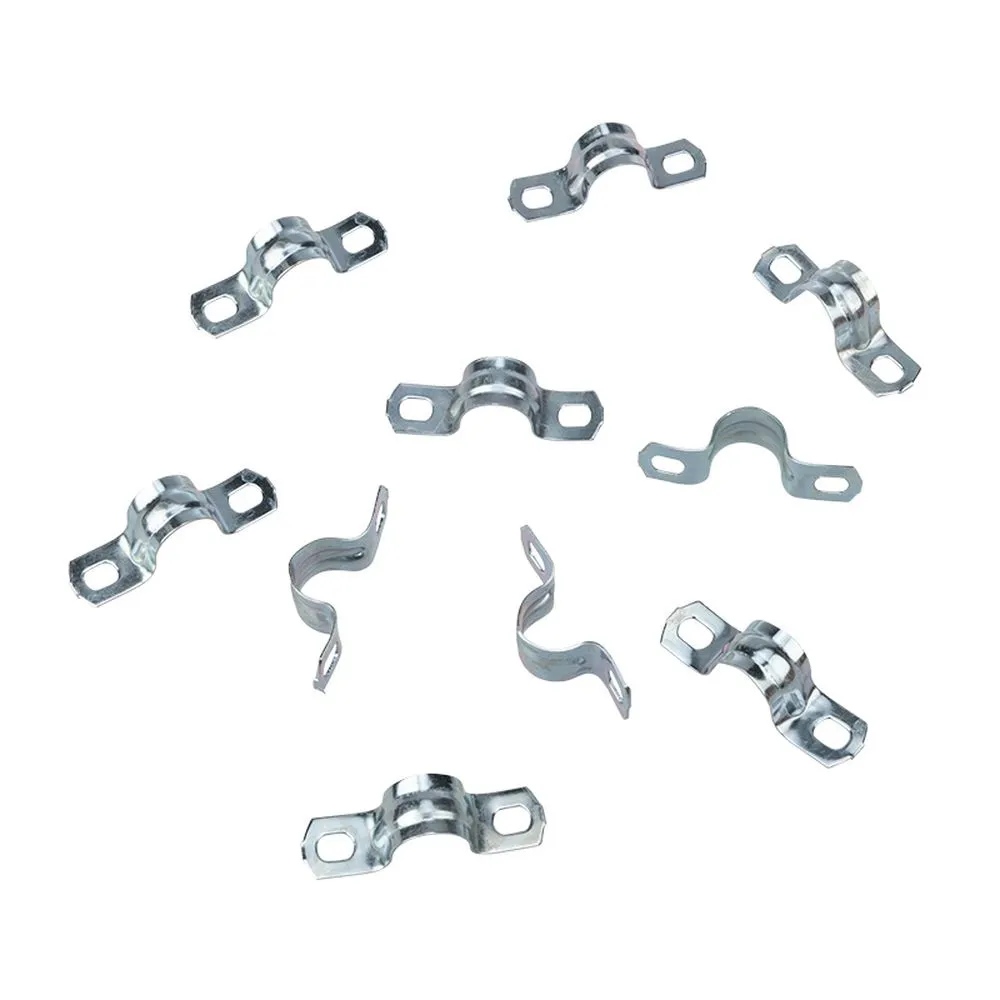 Скоба СМД 12-13 REXANT двухлапковая для металлорукава, 8 мм, 10 шт./уп. REXANT 2810242