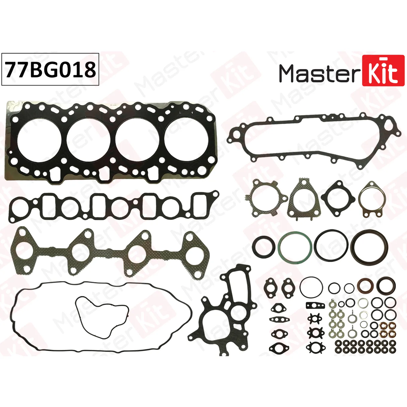 Полный комплект прокладок ДВС Toyota LAND CRUISER 90,HILUX 1KD-FTV 00-02 MASTERKIT 77BG018
