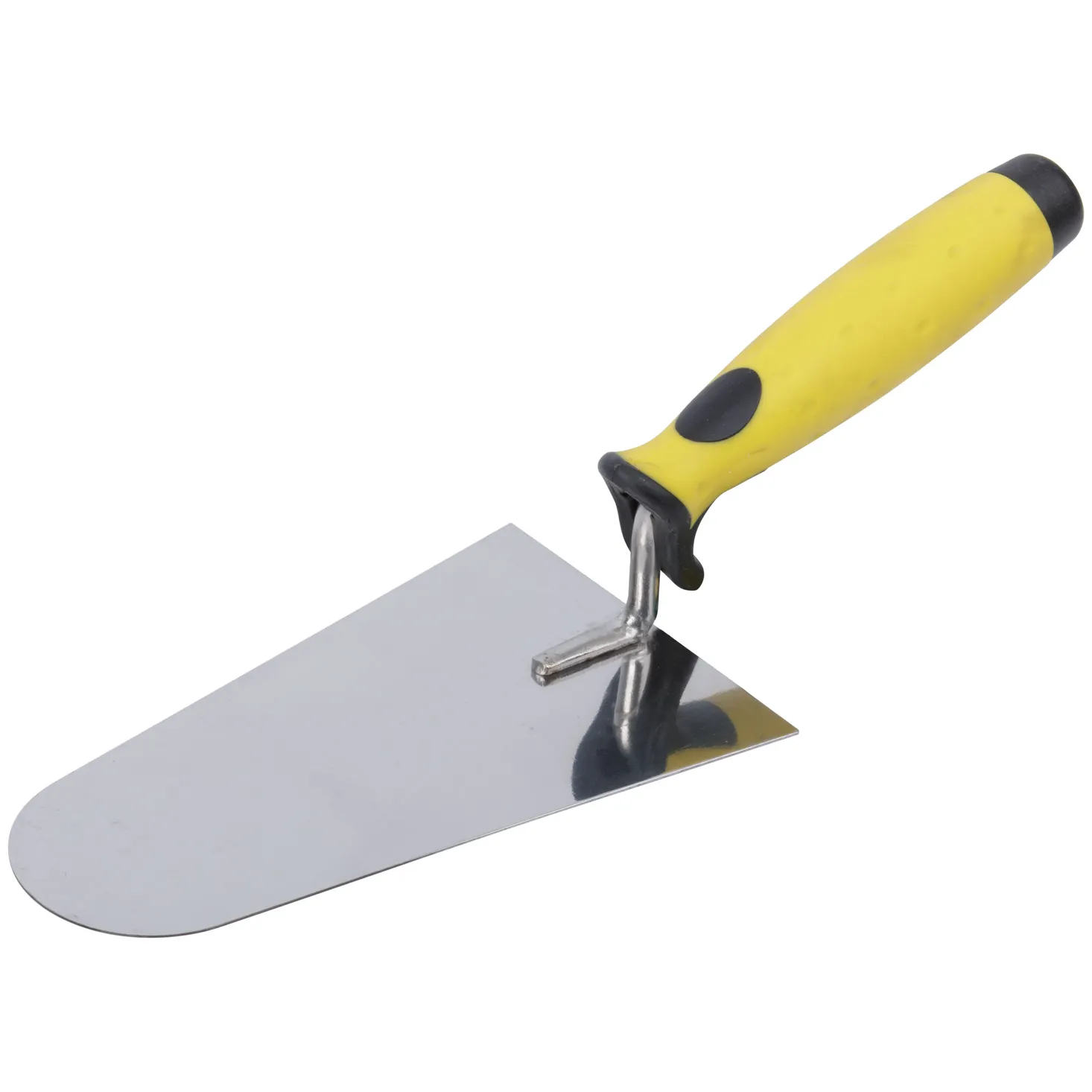 Мастерок нержавеющий, мягкая ручка, Профи, бетонщика 180 мм FIT 05072