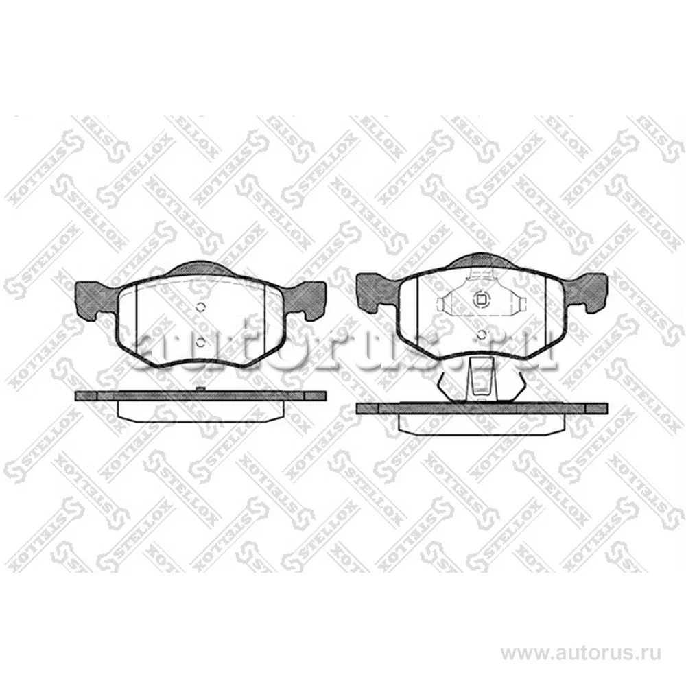 Колодки дисковые п. Ford Maverick, Mazda Tribute 2 STELLOX 813 000-SX