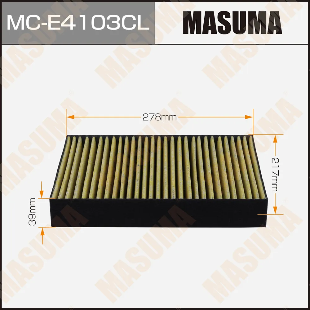 Фильтр салона угольный MASUMA MCE4103CL