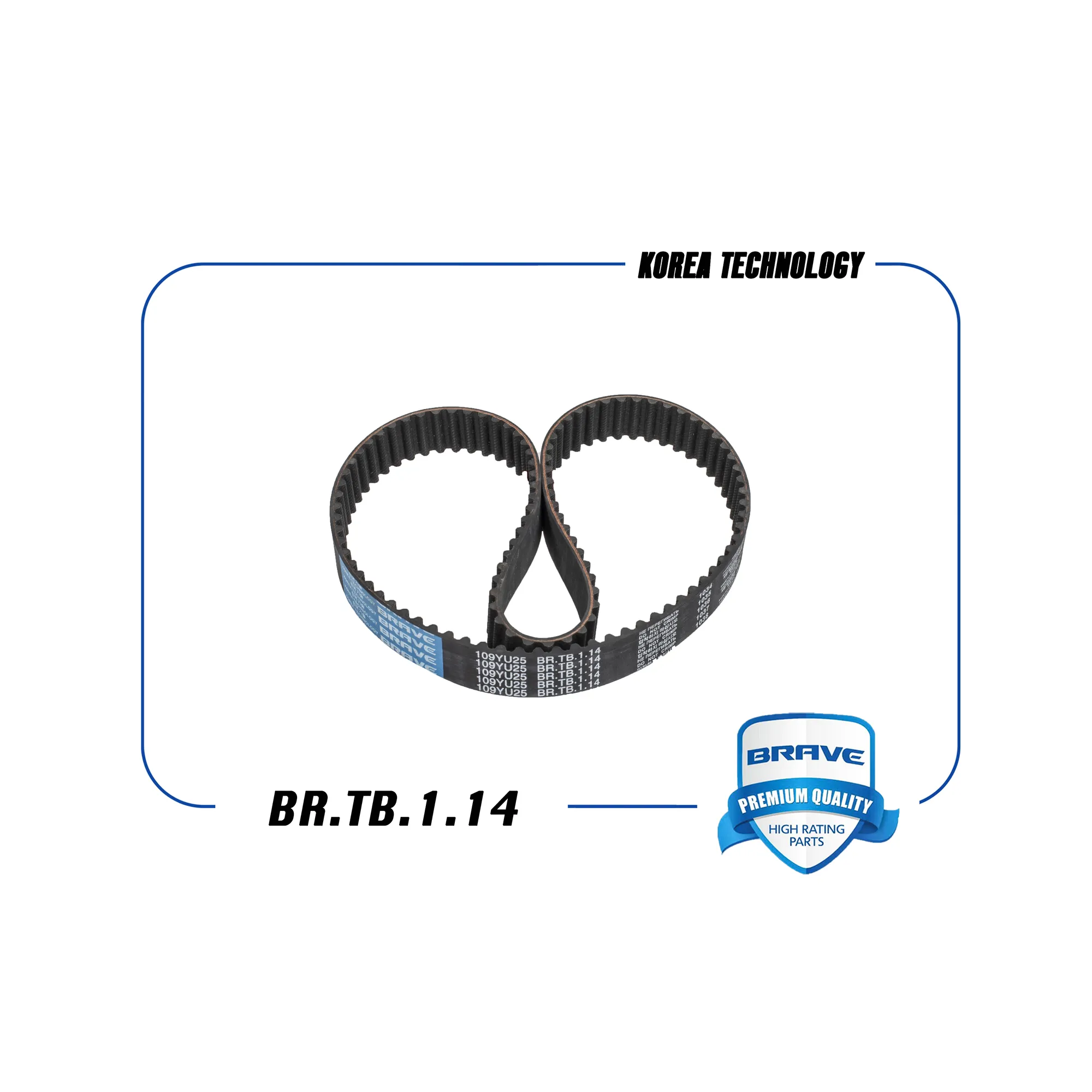 Ремень ГРМ Chevrolet Aveo,Daewoo Matiz,Chevrolet Spark1.0/1.2 BRAVE BR.TB.1.14