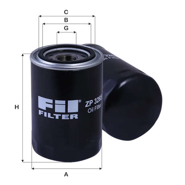 Фильтр масляный BEDFORD/KOMATSU/NEW HOLLAND Industrial FIL FILTER ZP3265