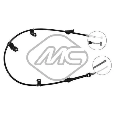 Трос ручника HON CIVIC ALL (DRUM BRAKE) SX-LH Metalcaucho 81946