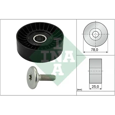 Ролик ремня приводного peugeot 206/307/406 1.8-2.2 CITROEN INA 532 0439 10