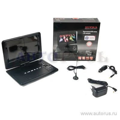 Автоплеер DVD SUPRA SDTV-924UT, монитор 9, TV, USB