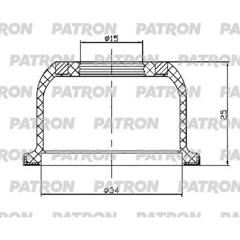 Пыльник шаровой опоры MAZDA DEMIO DW3/DW5 1996-2002 PATRON PSE6403