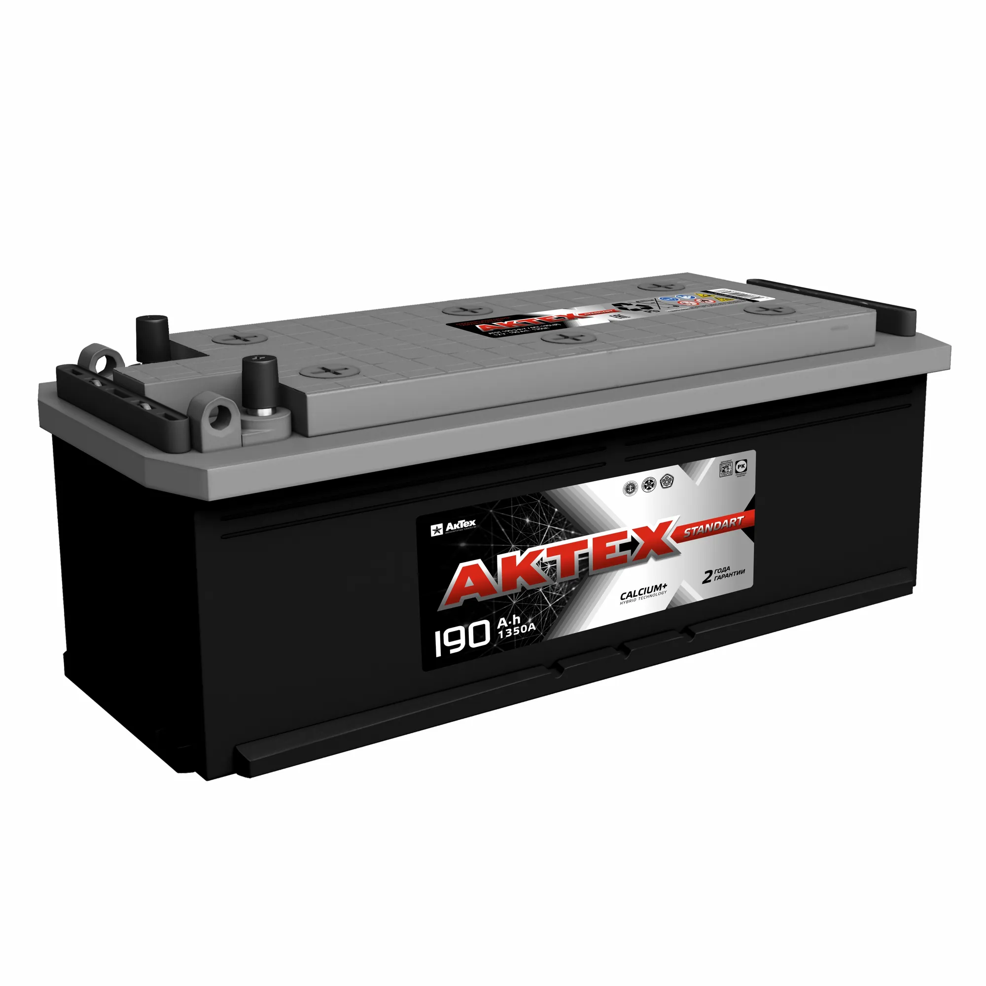 Аккумулятор АКТЕХ Standart 190 А/ч L+(3) 514x218x217 B EN 1350 А
