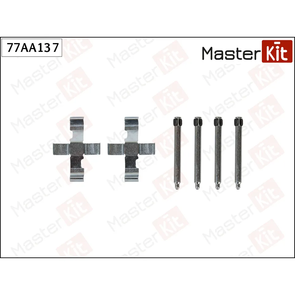 Комплект установочный тормозных колодок Opel ASTRA F (T92) 1991 - 1998 MASTERKIT 77AA137