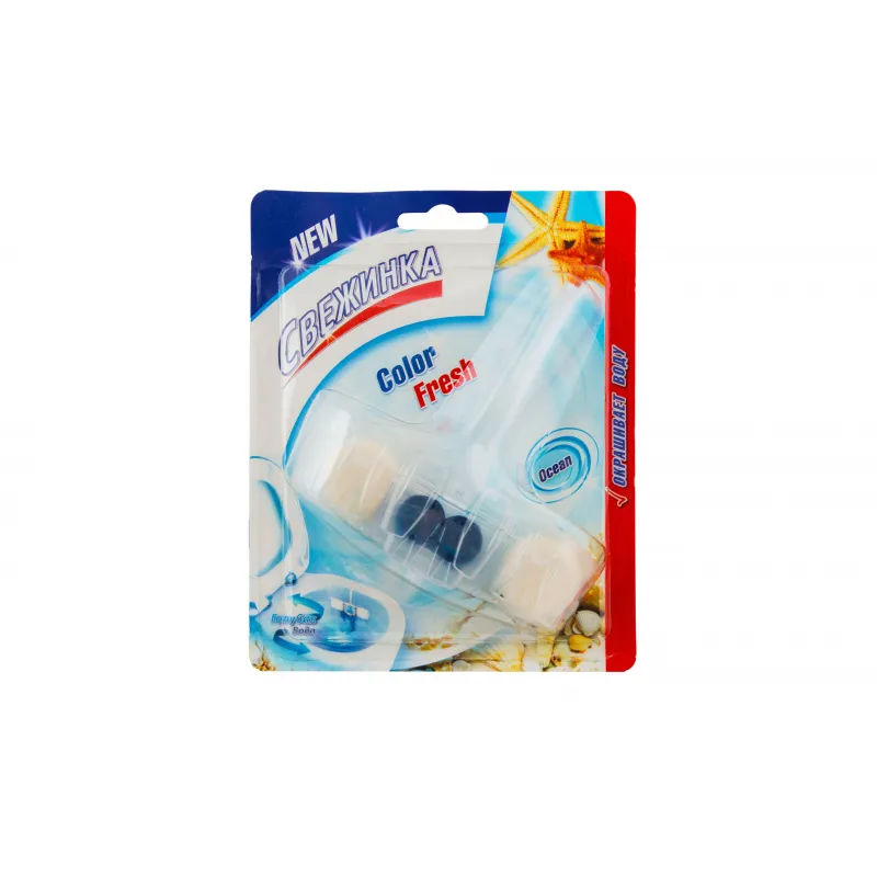 Блок для унитаза Свежинка Color Fresh Голубая вода море 1469720