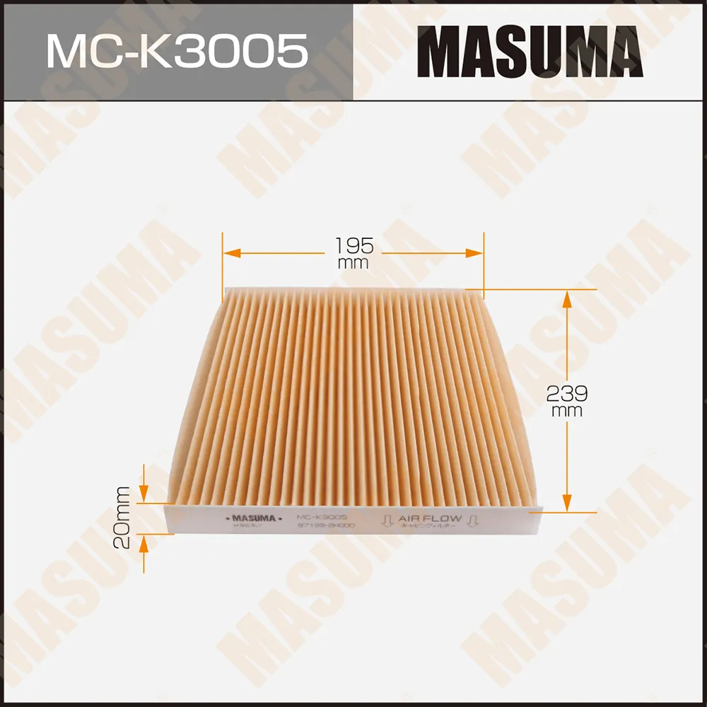 Фильтр салонный HYUNDAI ACCENT III MASUMA MC-K3005