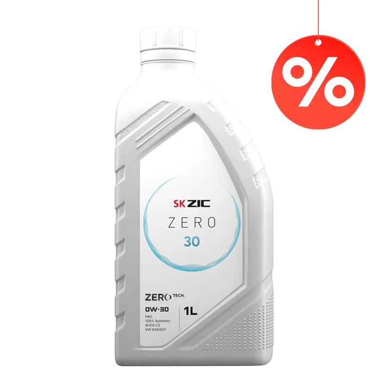 Масло моторное ZIC ZERO 0W-30 синтетическое 1 л 132676акция