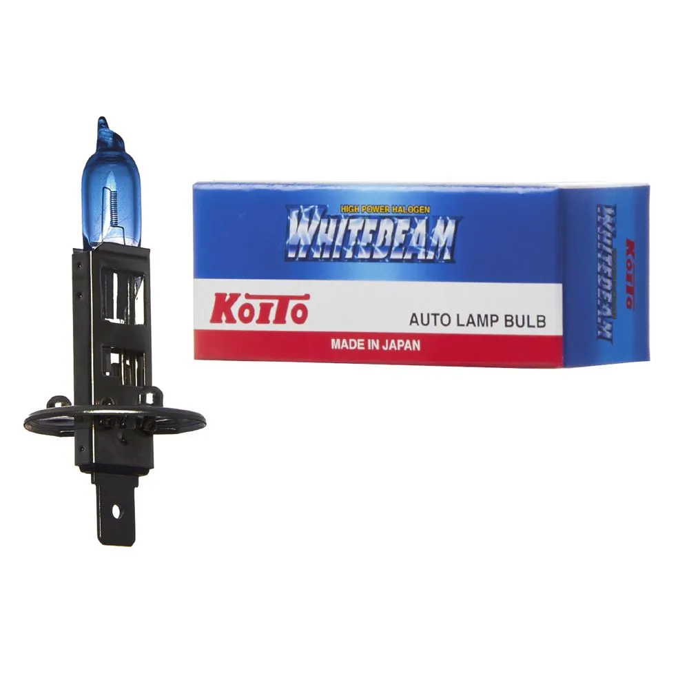 Лампа 12V H1 55W P14,5s 4200K KOITO Whitebeam 1 шт. картон 0751W