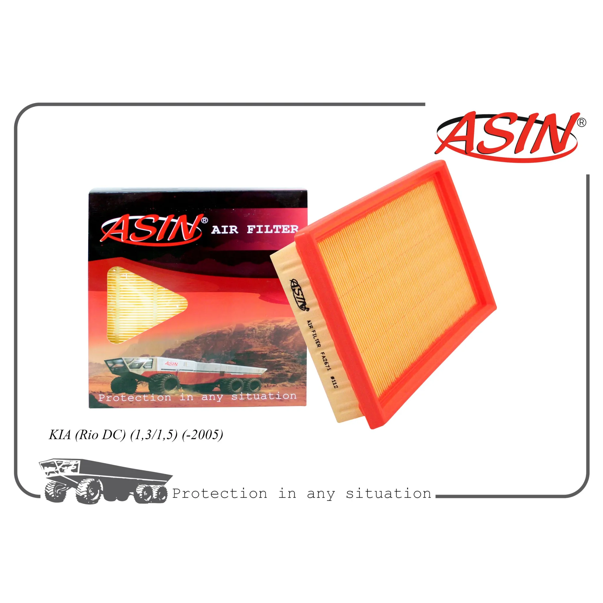 Фильтр воздушный 0K30C-13-Z40A/ASIN.FA2671 ASIN ASIN ASIN.FA2671