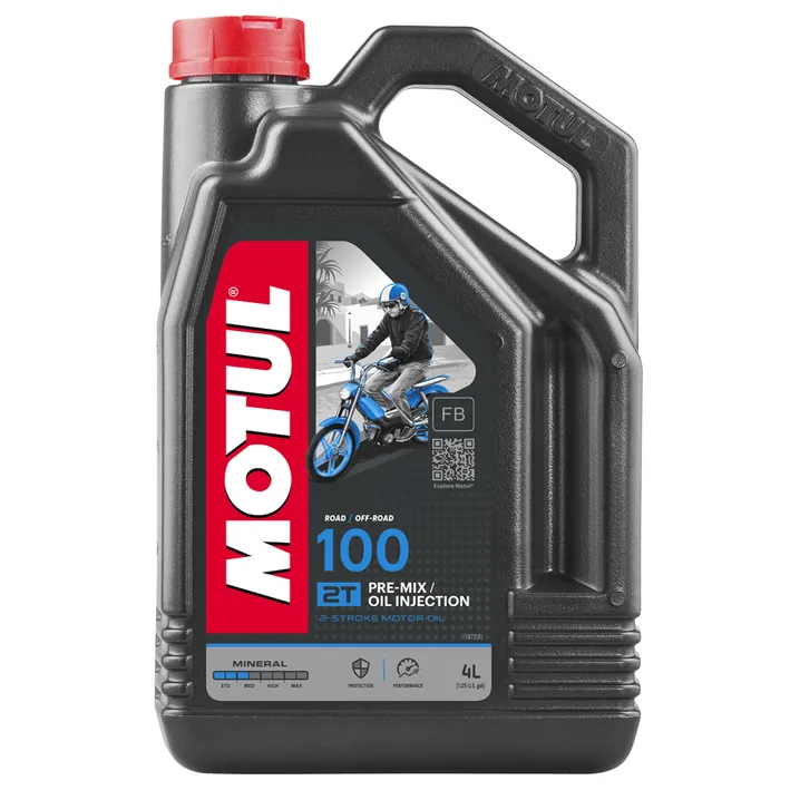 Масло моторное 2T Motul 100 4 л 104025