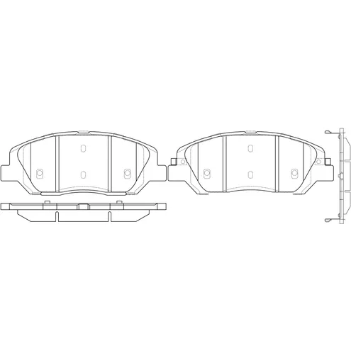 Колодки тормозные HYUNDAI SANTA FE (CM)/(SM) 05-/KIA SORENTO (XM) 09- передние FIT FP1202