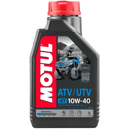Масло моторное 4T Motul ATV UTV 10W40 минеральное 1 л 105878
