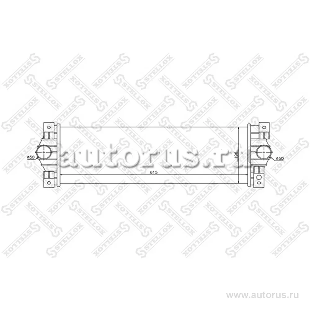 Интеркулер SsangYong Actyon/Kyron STELLOX 1040237_SX