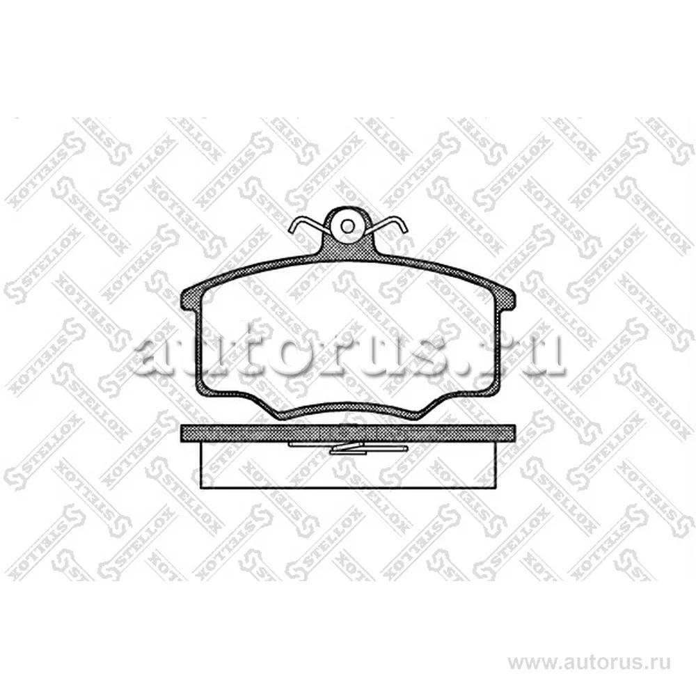 Колодки дисковые п. Audi 80 1.6-2.0/1.6D 76-86, Volv STELLOX 057 000-SX