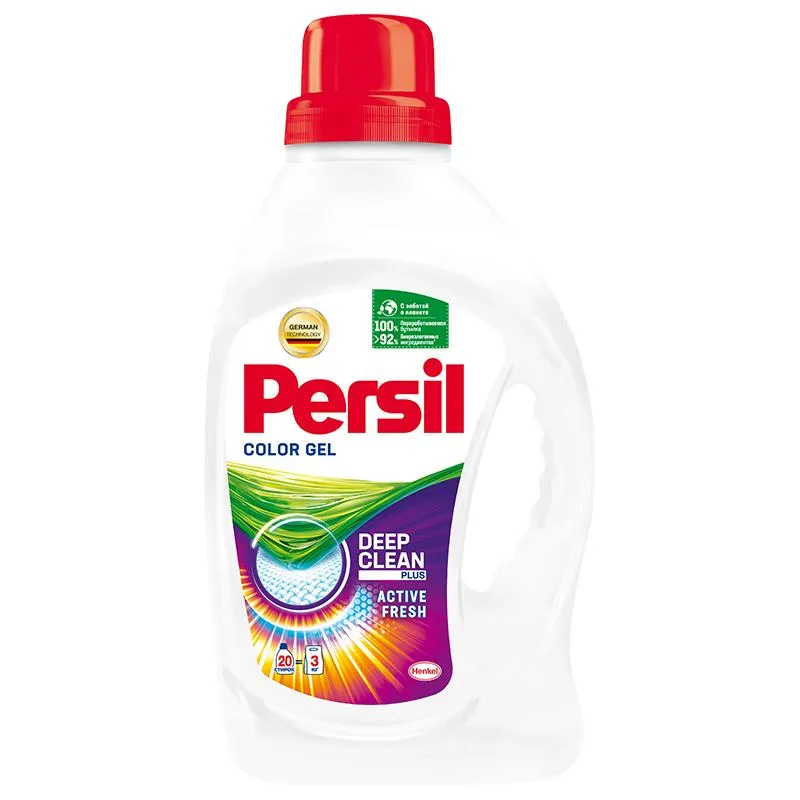 Гель для стирки PERSIL Гель Колор 1,3л д/цветного белья 20стир 1016525