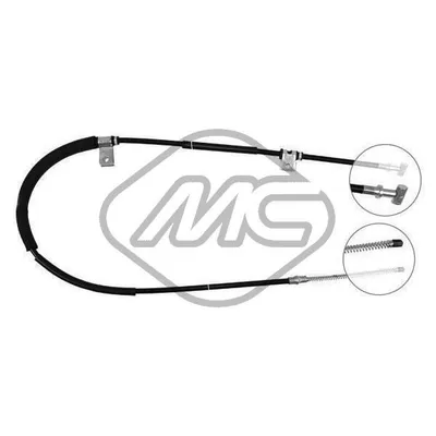 Трос ручника SAMURAI SJ413 ALL SX-LH Metalcaucho 83324