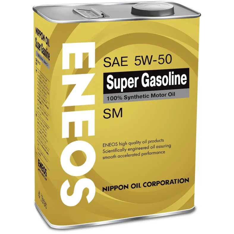 Масло моторное ENEOS Super Gasoline SM 5W-50 синтетическое 4 л OIL4074