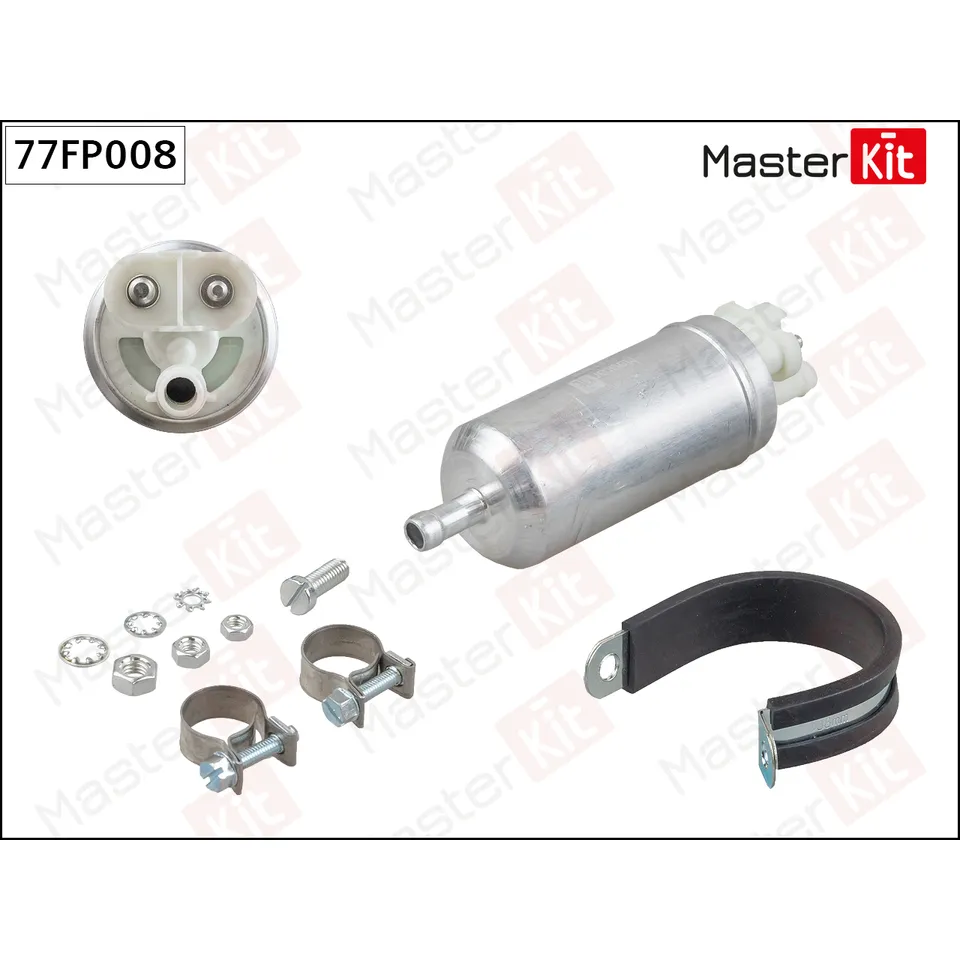 Насос топливный AUDI/FORD/MAZDA/HYUNDAI (0.1bar) MASTERKIT 77FP008