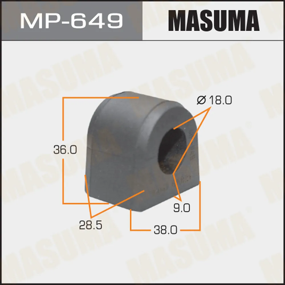 Втулка стабилизатора SUBARU IMPREZA MASUMA MP-649