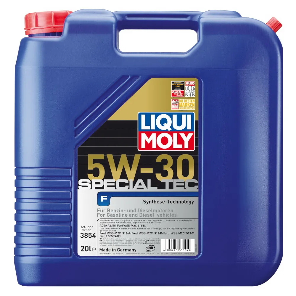 Масло моторное Special Tec F 5W-30 A5/B5 (20л) LIQUI MOLY 3854