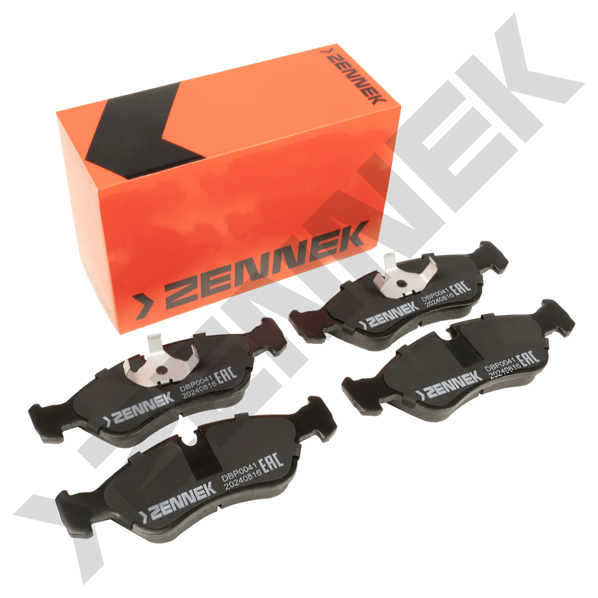 Колодки тормозные дисковые передние OPEL ASTRA F 93-02, VECTRA A/B 96-06 ZENNEK DBP0041