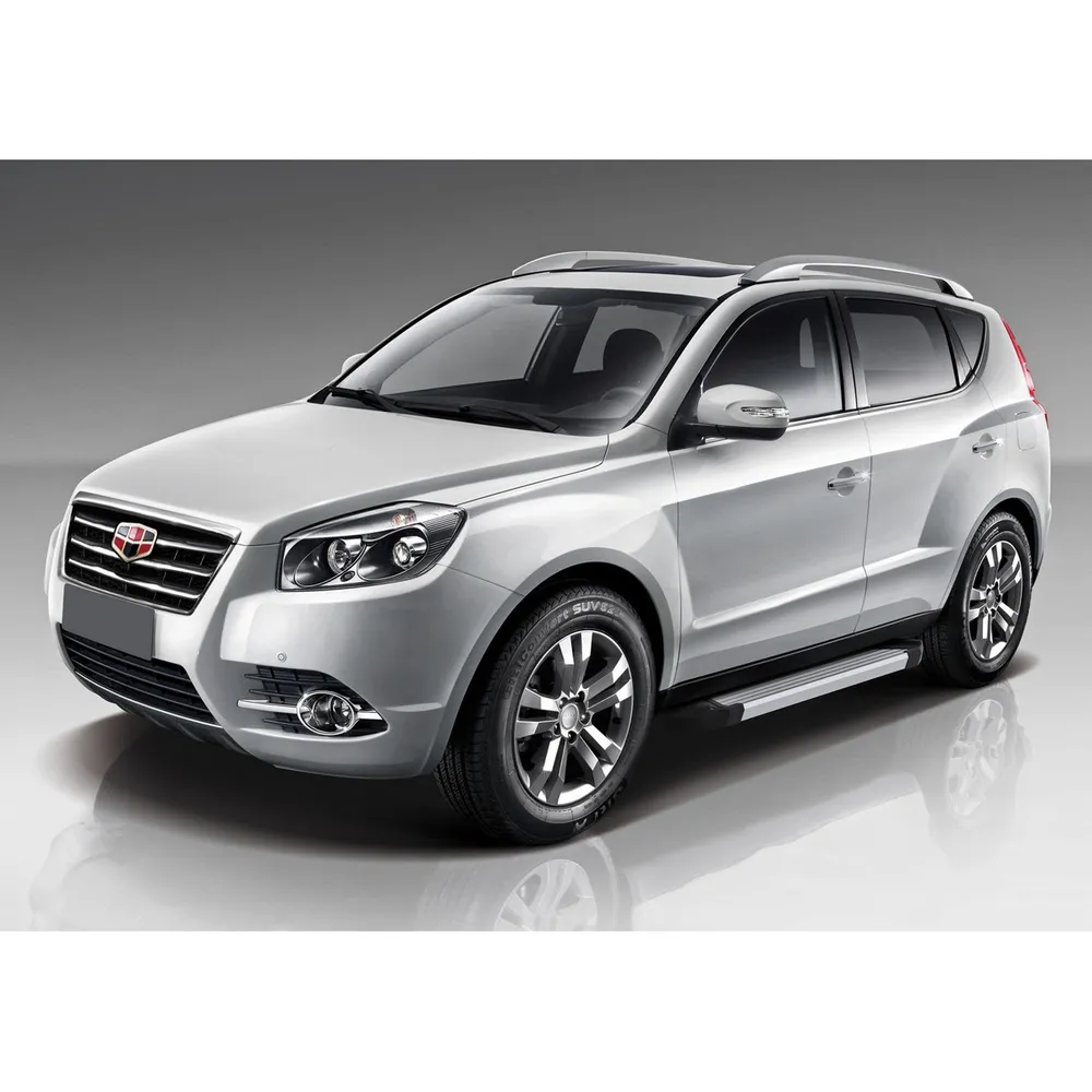 Порог-площадка Silver F173AL + комплект крепежа, RIVAL, Geely Emgrand X7 2013-2016- Geely Emgrand X7 2013-2016 2016-2019 F173AL.1902.2