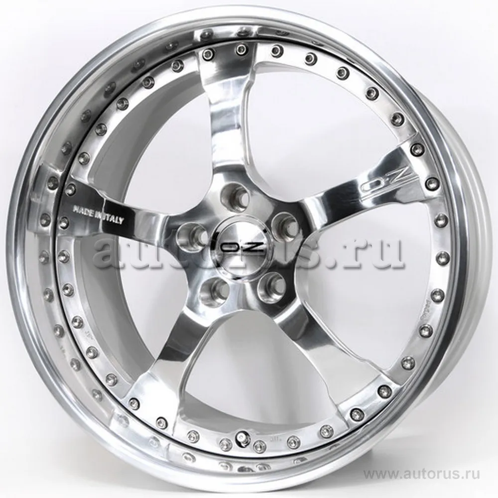 Диск литой R19 8.5J 5x120/79 ET34 OZ Raffaello Polished W2107351069