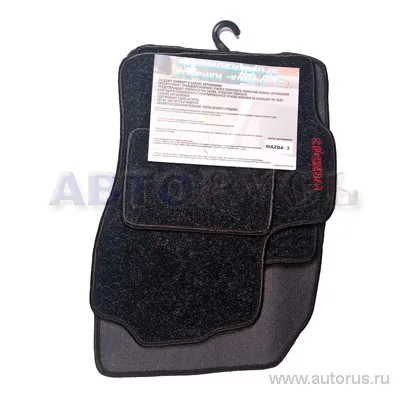 Коврики салона ворс COMFORT 33.01.500L MAZDA 3 03-09