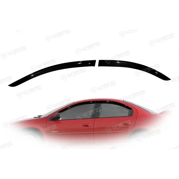 Дефлектора на окна Dodge Neon II Sd/Chrysler Neon II 1999 деф.окон Cobra Tuning D20299