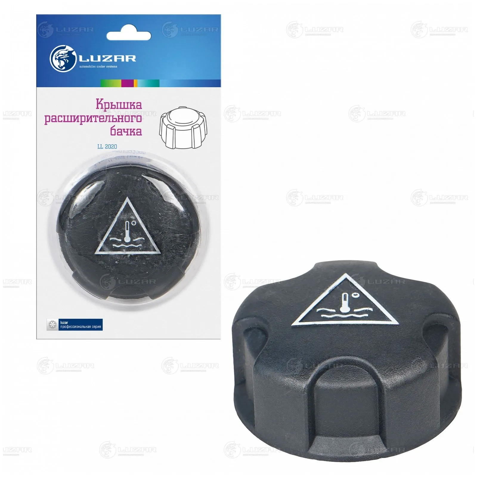 Крышка (пробка) расш. бачка для а/м Peugeot 308 (07-)/307 (01-)/206 (98-)/Citroen C4 (04-) LUZAR LL 2020