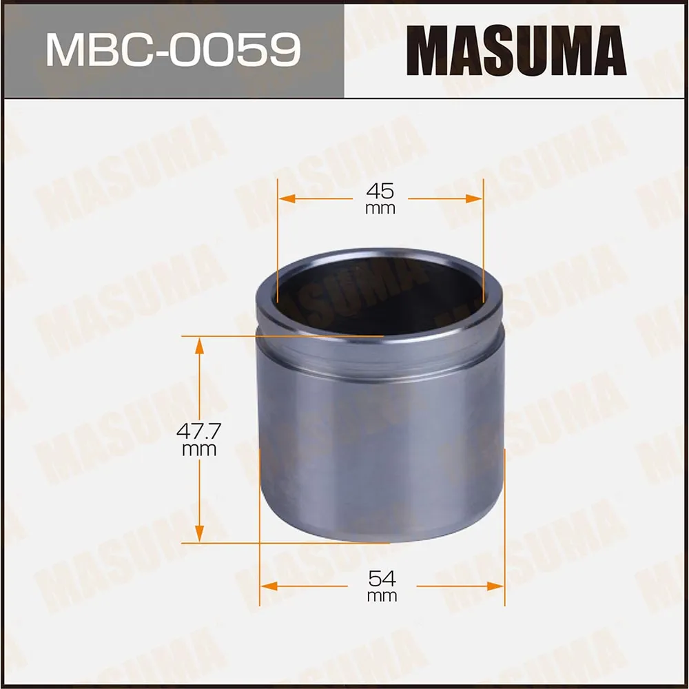 Поршень тормозного суппорта d-54 MASUMA, P544703 front MASUMA MBC0059